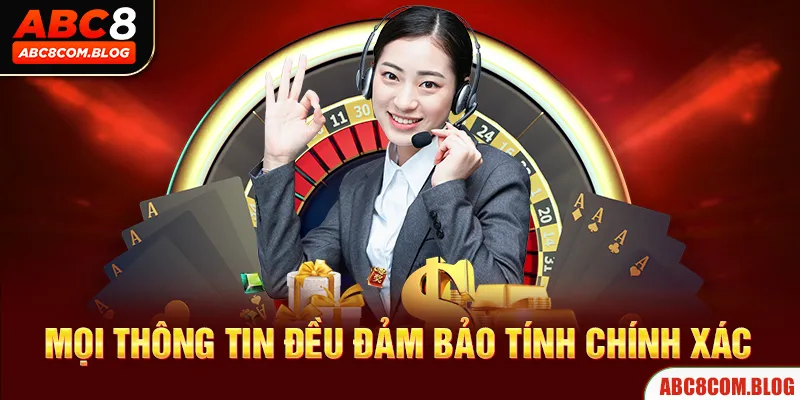 Thông tin hỗ trợ có tính chuẩn xác cao, hiệu quả tốt